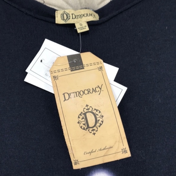 Democracy Tie Dye Long Sleeve Sweater - Picture 4 of 6